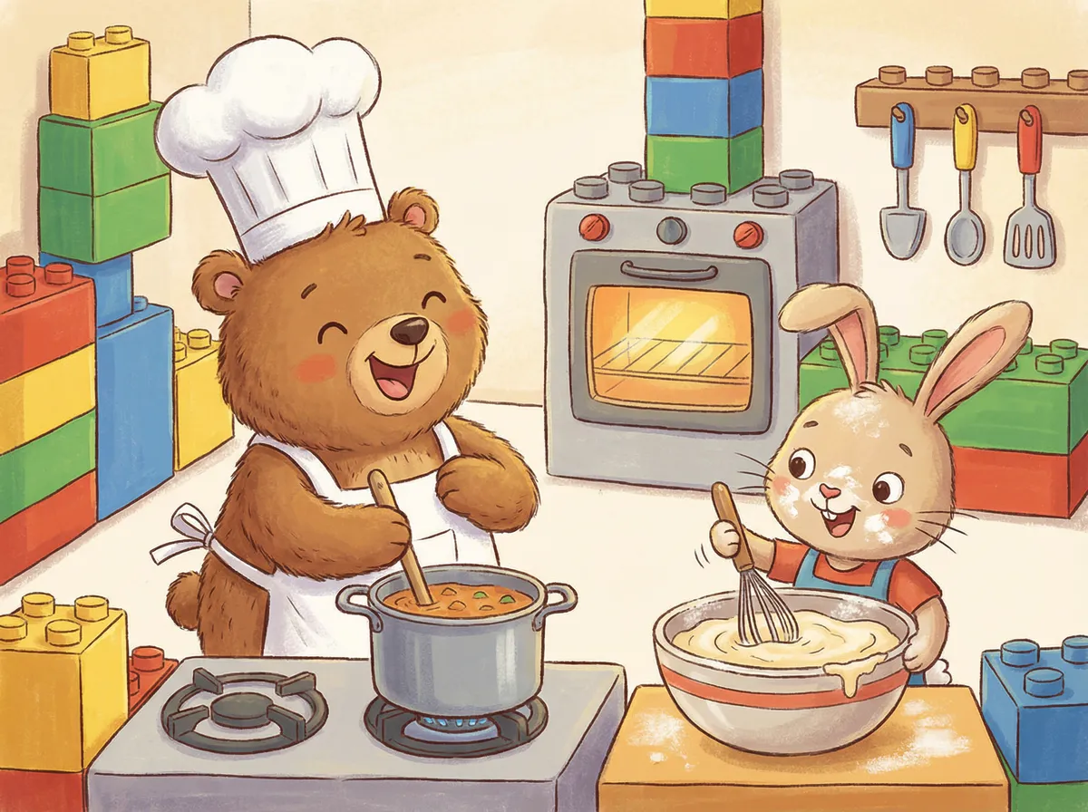 小厨神积木屋 - 儿童动画 美食故事